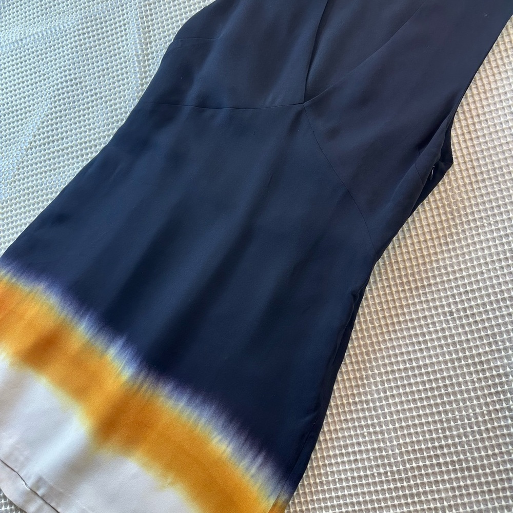 A.L.C. Elliott Dip Dye Silk Dress Size 4 - Picture 8 of 8